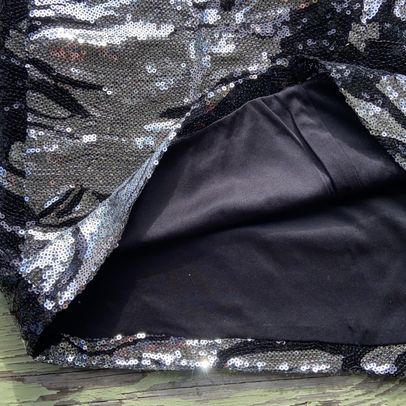 1980’s Suzy Shier Sequined Zebra Mini Skirt Small - Picture 5 of 5